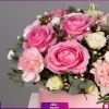 خرید و سفارش آنلاین گل - باکس گل میخک و گل رز-انگور