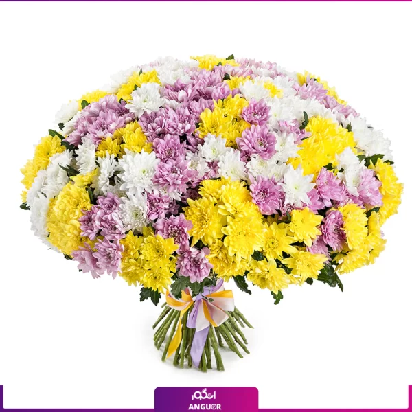 سفارش دسته گل بزرگ - خرید آنلاین گل - خرید دسته گل 3 رنگ