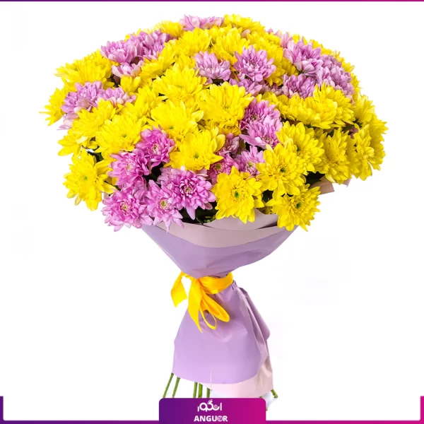 خرید گل داوودی زرد- سفارش آنلاین گل - خرید آنلاین گل- انگور