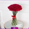 دسته گل 35 شاخه گل میخک قرمز - خرید دسته گل میخک - انگور