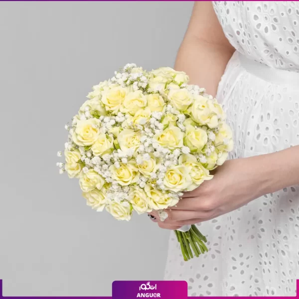 خرید دسته گل عروس - سفارش آنلاین گل - هدیه گل -انگور