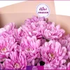 دسته گل داوودی صورتی کوچک - Image 3
