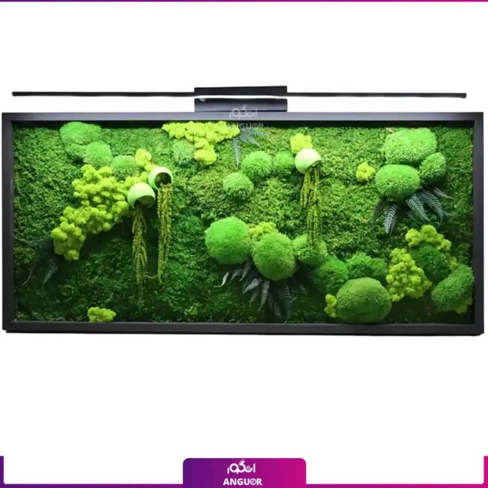 دیوار سبز خزه ای ویژه اتاق خواب (ماس وال طبیعی تثبیت شده) - Image 2