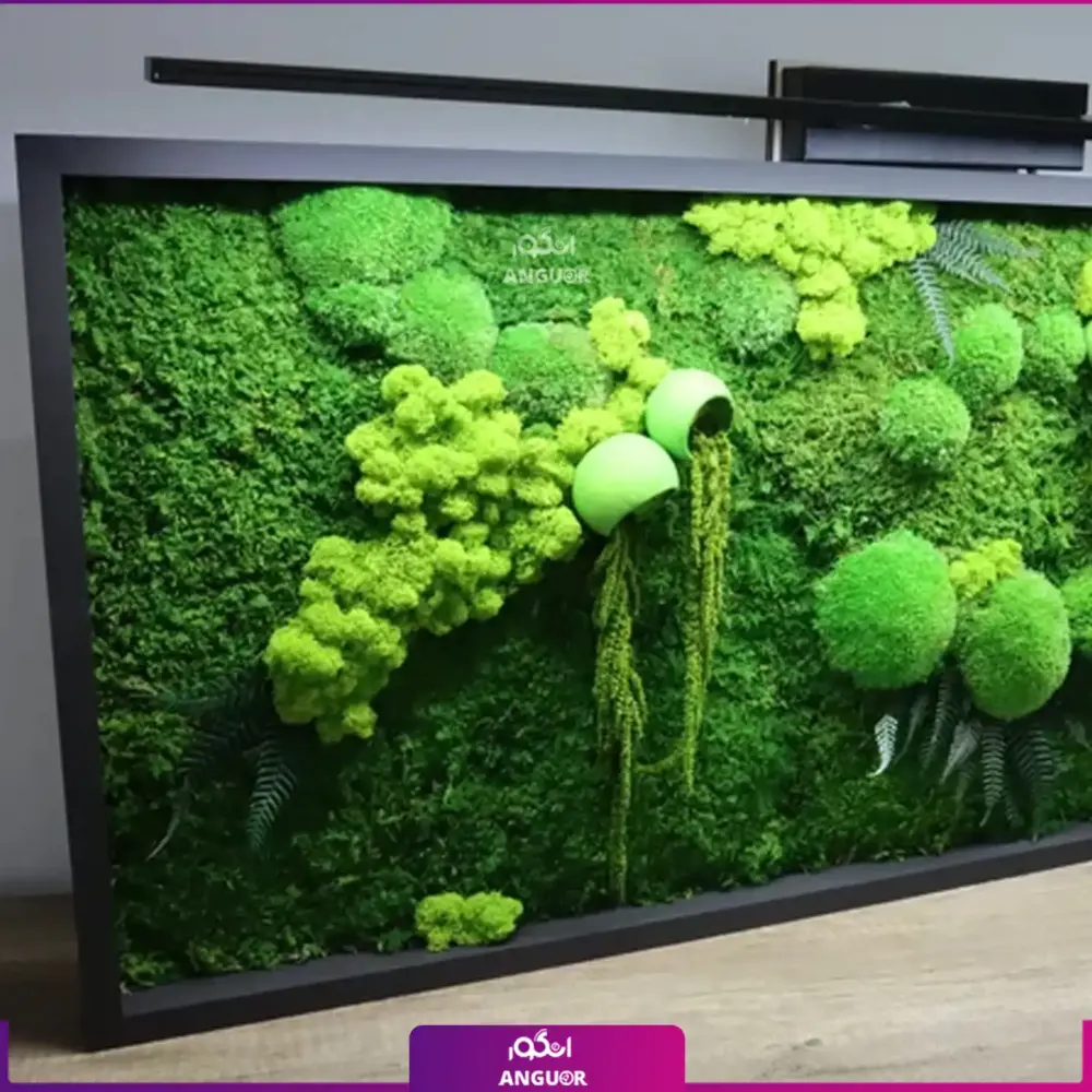 دیوار سبز خزه ای ویژه اتاق خواب (ماس وال طبیعی تثبیت شده) - Image 3