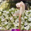 خرید سبد گل سفید- سفارش سبد گل 80 شاخه فرزیا- سبد گل با فرزیای سفید-انگور
