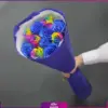 خرید و سفارش آنلاین دسته گل رز هفت رنگ - خرید دسته گل رز هفت رنگ 12 شاخه -انگور