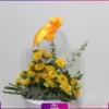 خرید دسته گل رز زرد - سفارش دسته گل زیبا-دسته گل 30 شاخه-انگور
