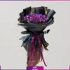 خرید و سفارش دسته گل لوکس - خرید دسته گل به همراه رز بنفش - دسته گل خاص رز بنفش 19 شاخه-انگور