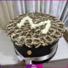 خرید باکس گل رز طلایی - باکس گل رز طلایی حرف اول اسم - باکس گل طلایی یه همراه رز سفید - انگور