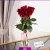 خرید دسته گل رز قرمز کوچک- سفارش آنلاین گل - دسته گل رز قرمز کوچک- دسته گل رز قرمز 9شاخه-انگور