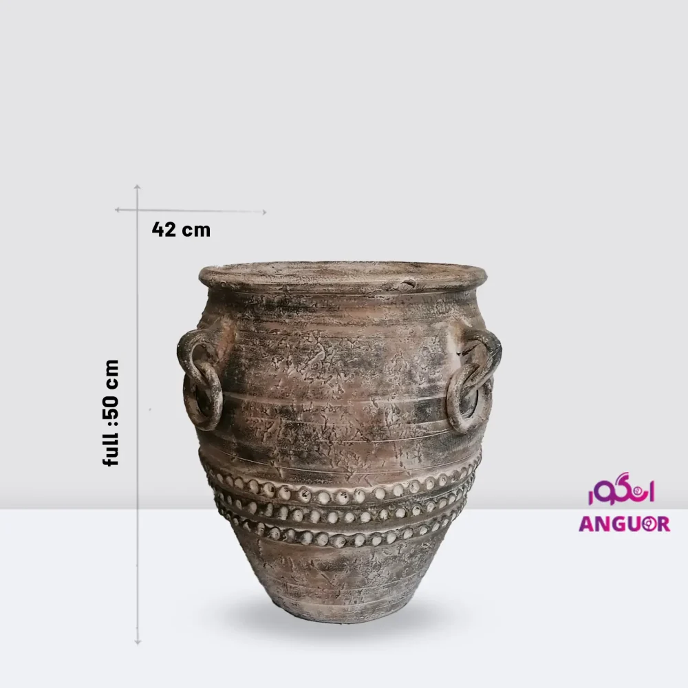 گلدان سفالی ساده (50 سانتی متری) - Image 2
