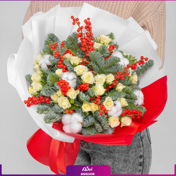 خرید دسته گل کریسمس - سفارش آنلاین دسته گل -دسته گل کریسمس