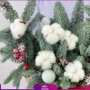 باکس گل کریسمس - خرید باکس گل کریسمس به همراه گل پنبه