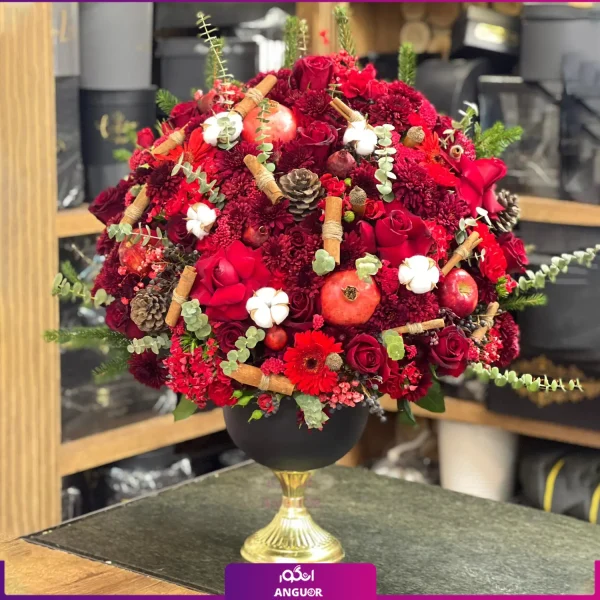 خرید آنلاین جام گل - سفارش جام گل یلدایی