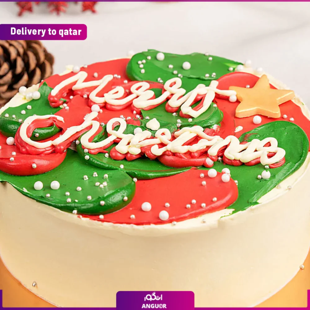 کیک کریسمس- ارسال به قطر