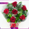 Bunch Of Beautiful 6 Red Roses (Delivery in Bahrain) - Image 2