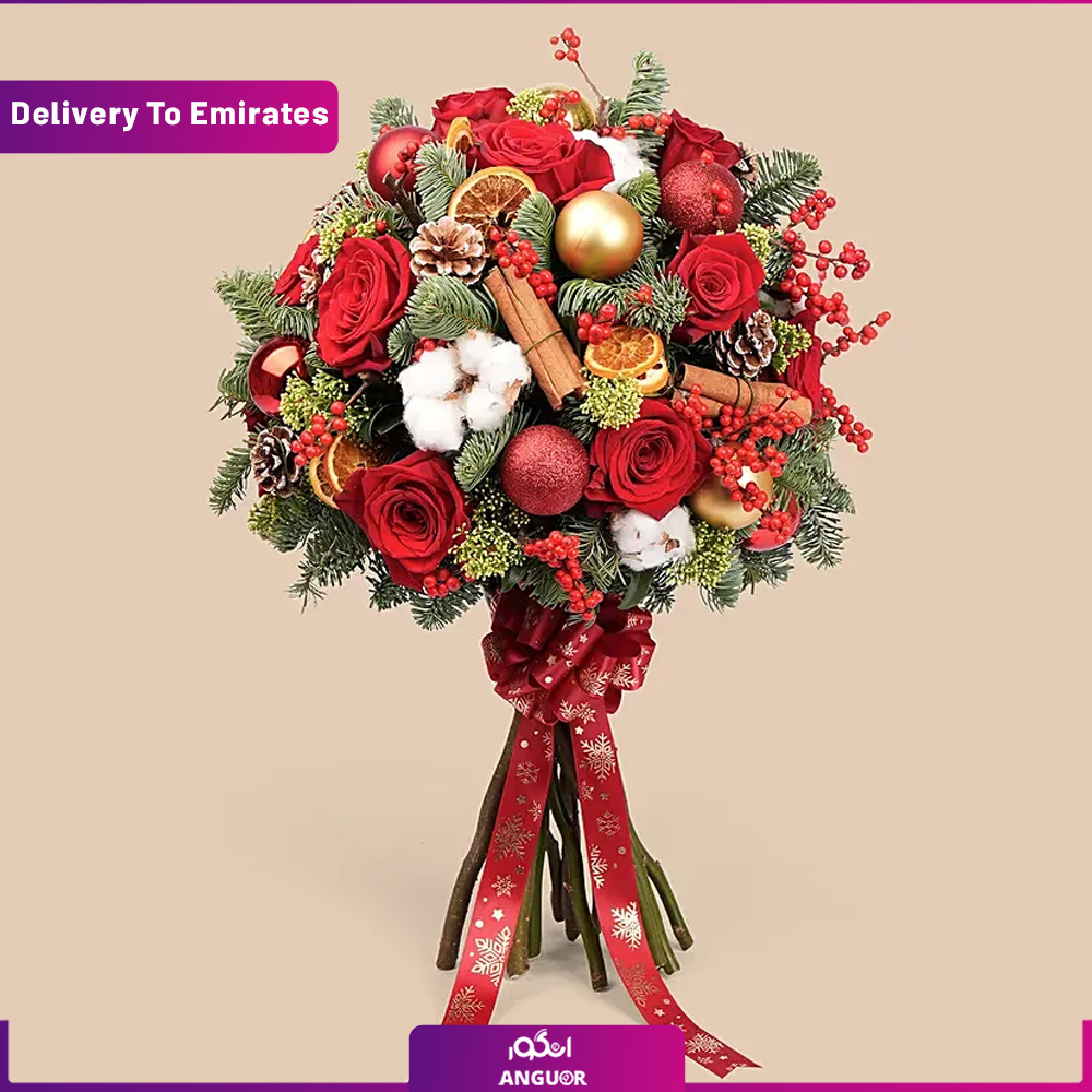 6.1 Christmas Wonderland Bouquet( تحویل در امارات) - Image 1