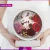 گل جاودان با استند چراغ دار (ارسال گل به چین) - Image 3