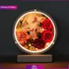گل جاودان با استند چراغ دار (ارسال گل به چین) - Image 2