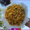 خرید دسته گل رز مینیاتوری - سفارش آنلاین دسته گل - دسته گل با تم زرد