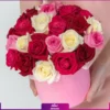 باکس گل رز رنگی