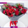 دسته گل تم قرمز (تحویل در آلمان)