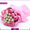 دسته گل رز خاص و شکلات (تحویل در عمان) - Image 2