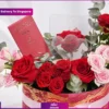 باکس گل چیدمان گل‌های ولنتاین (تحویل در سنگاپور) - Image 2