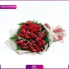 دسته گل رزمینیاتوری عاشقانه (تحویل در کویت)