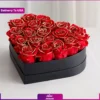 باکس گل رز جاودان قلبی VIP  (تحویل در آمریکا)