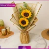 2 شاخه گل آفتابگردان (تحویل در دبی)