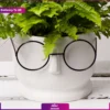 Boston Fern in Ceramic Face Pot