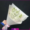 دسته گل شب بو سفید 9 شاخه