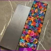 باکس گل رز 7 رنگ 30 شاخه ای