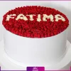 خرید + قیمت باکس گل رز قرمز و سفید فاطما-