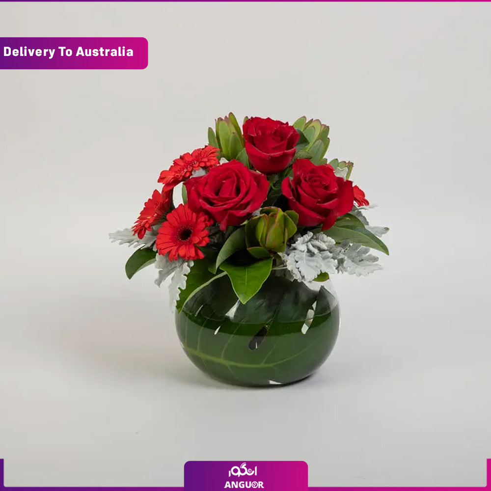 1 گلدان فلورال کریسمس (تحویل در استرالیا) - Image 1